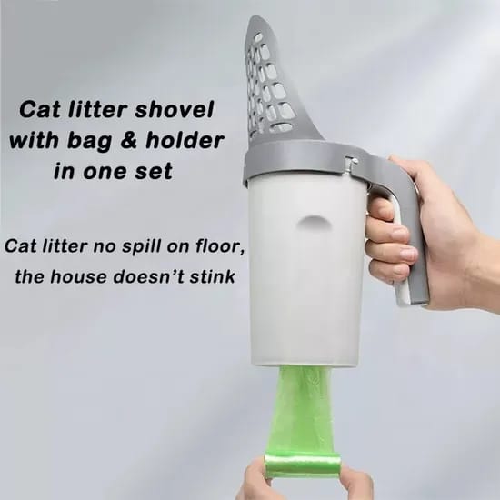 PETS POP CLEANER WITH BIN AND SHOPPER